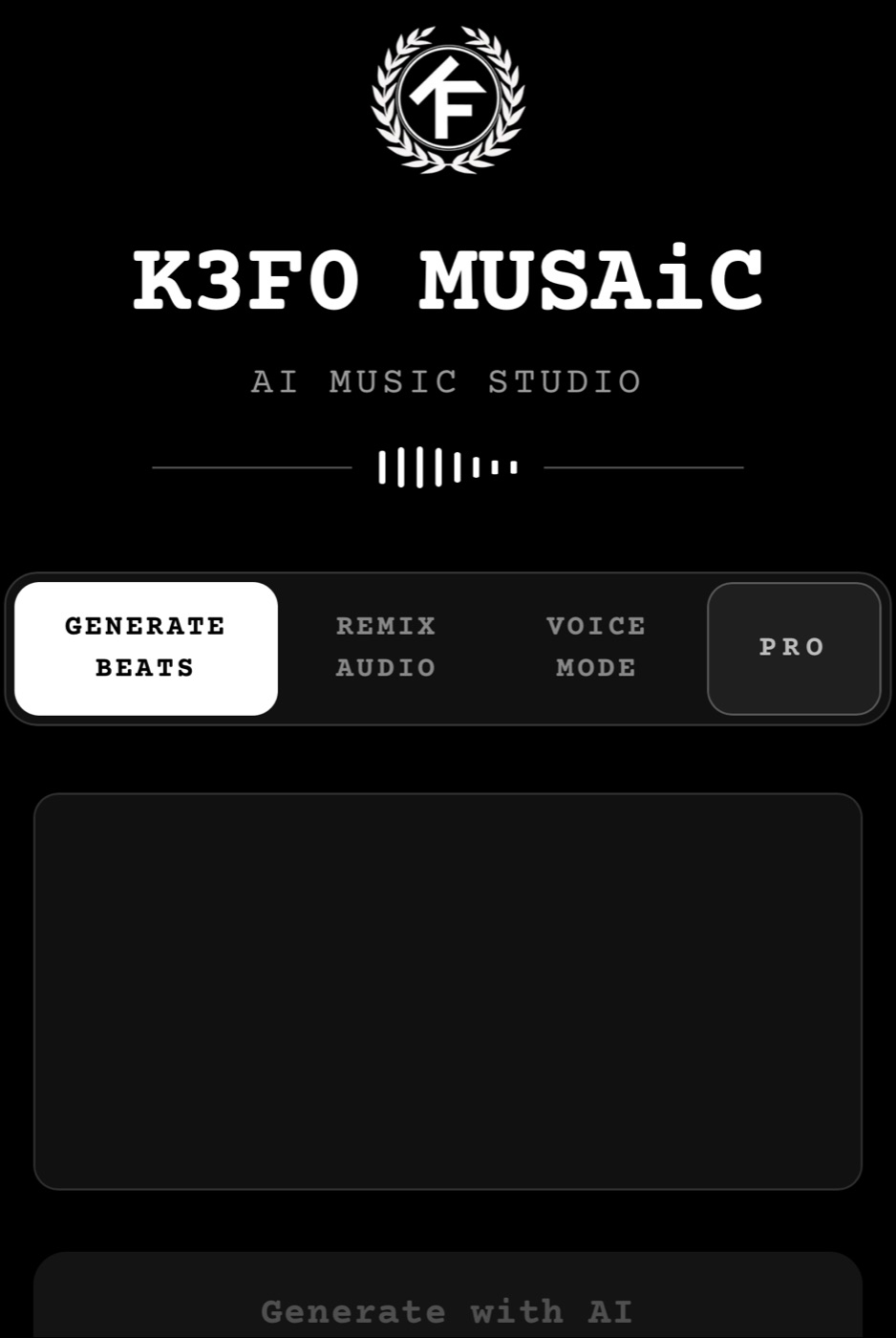 AI Music Gen/KeFo PRO 1
