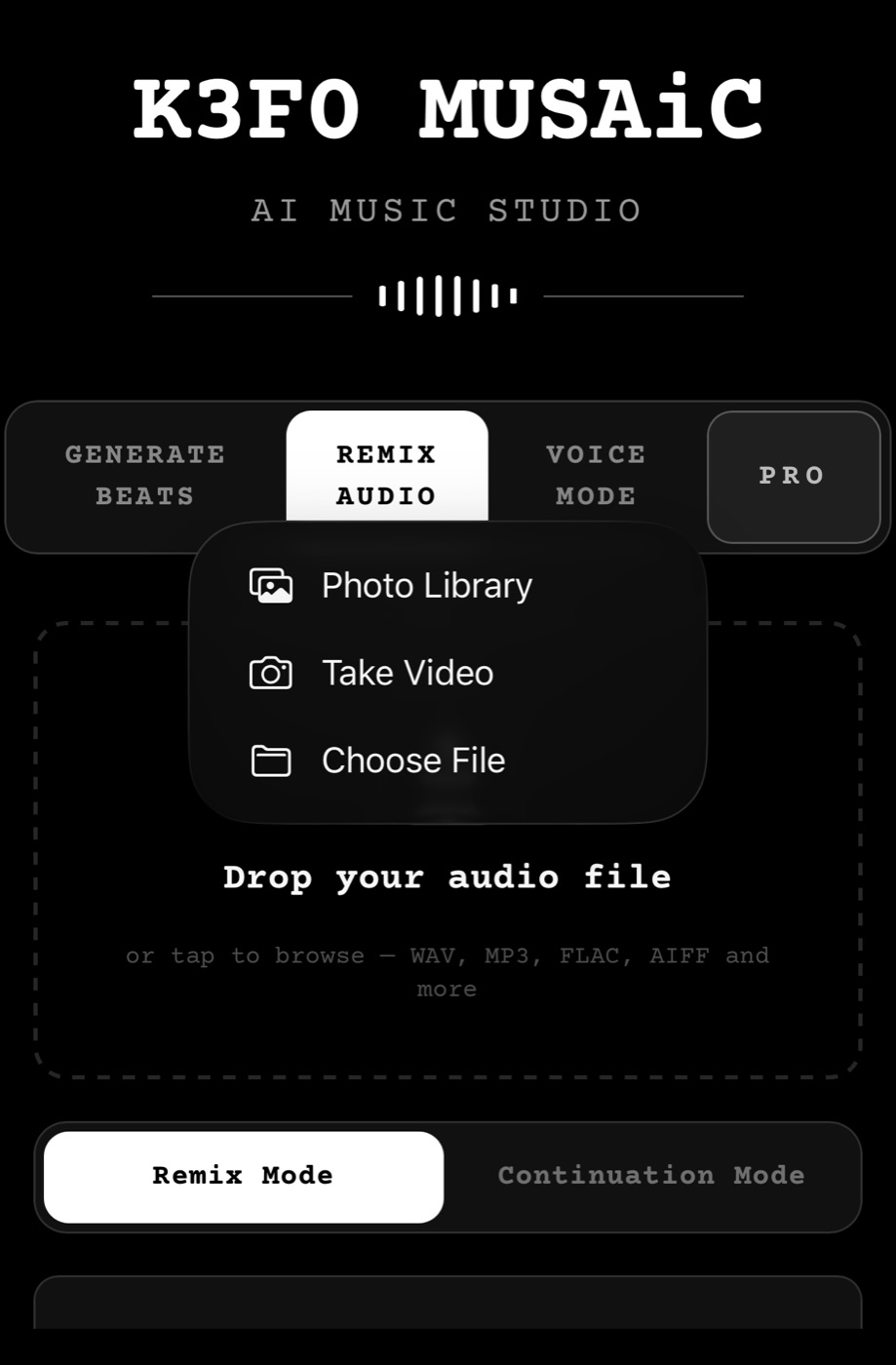 AI Music Gen/KeFo PRO 7