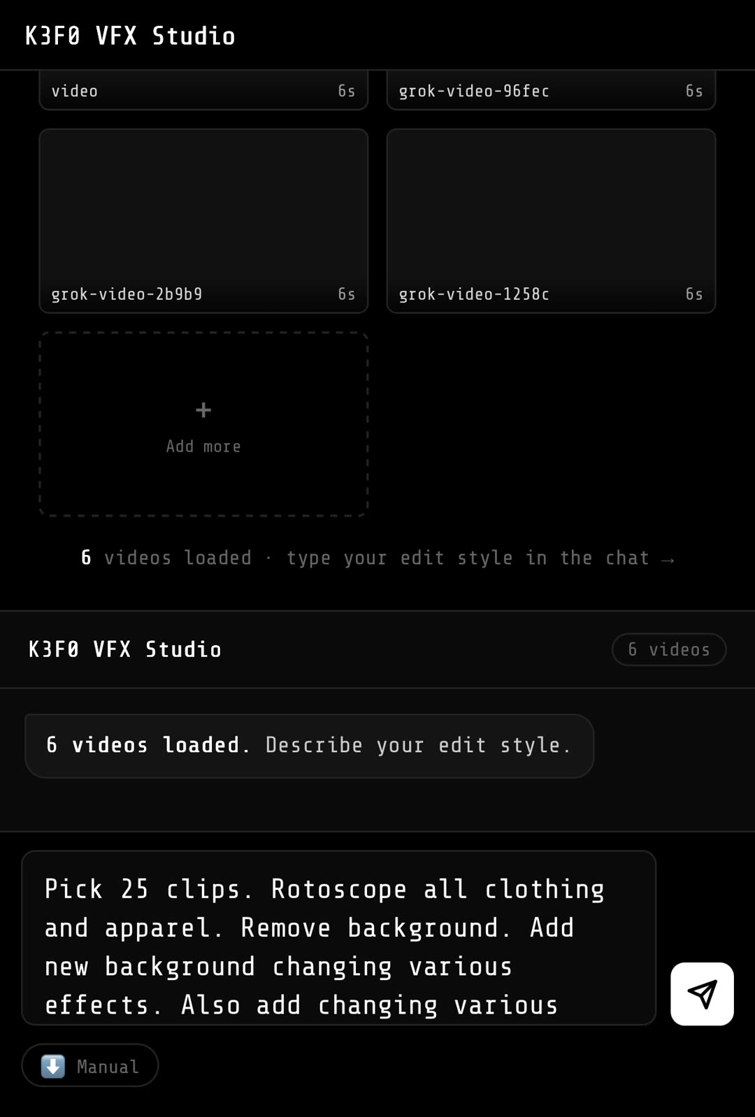 Clipping/VFX Studio 6