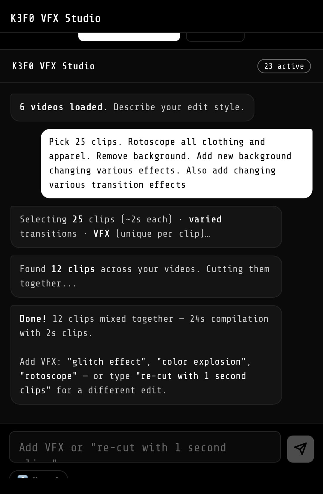 Clipping/VFX Studio 8